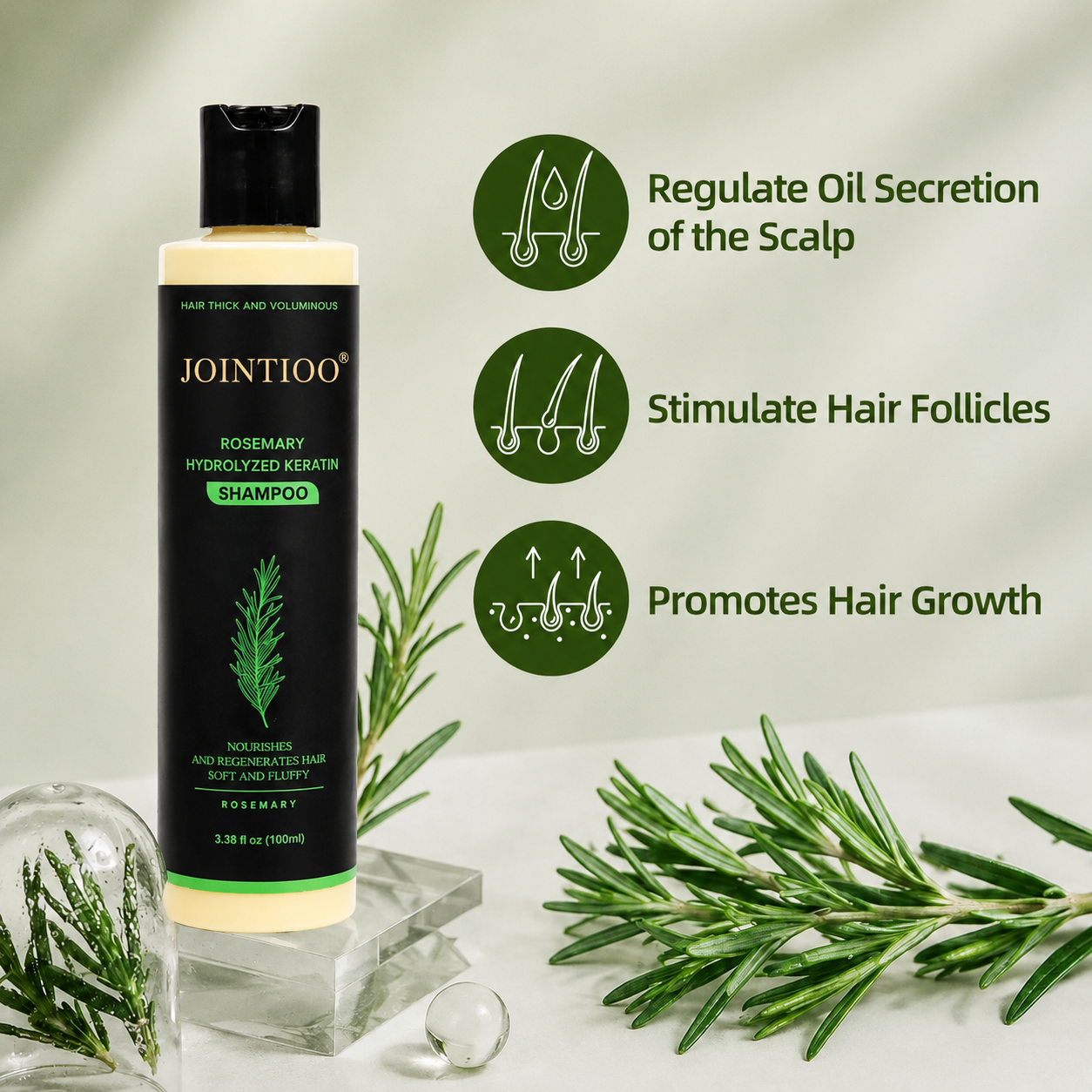 🔥LAST DAY 50% OFF - 🌿JOINTIOO® Organic Rosemary Hair Growth Shampoo