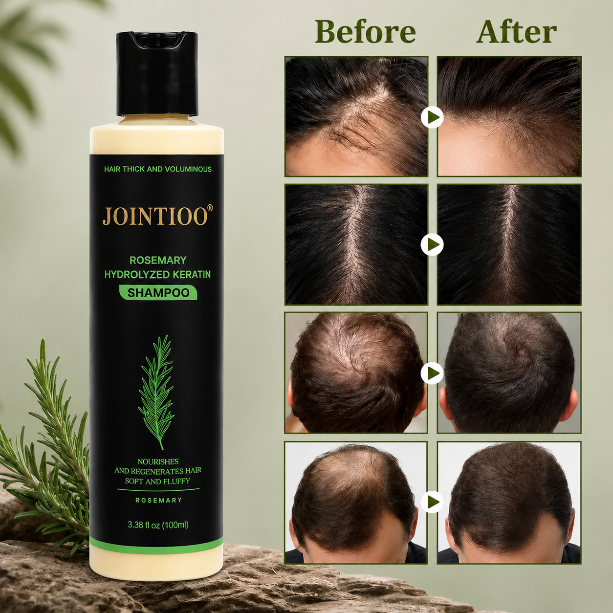 🔥LAST DAY 50% OFF - 🌿JOINTIOO® Organic Rosemary Hair Growth Shampoo